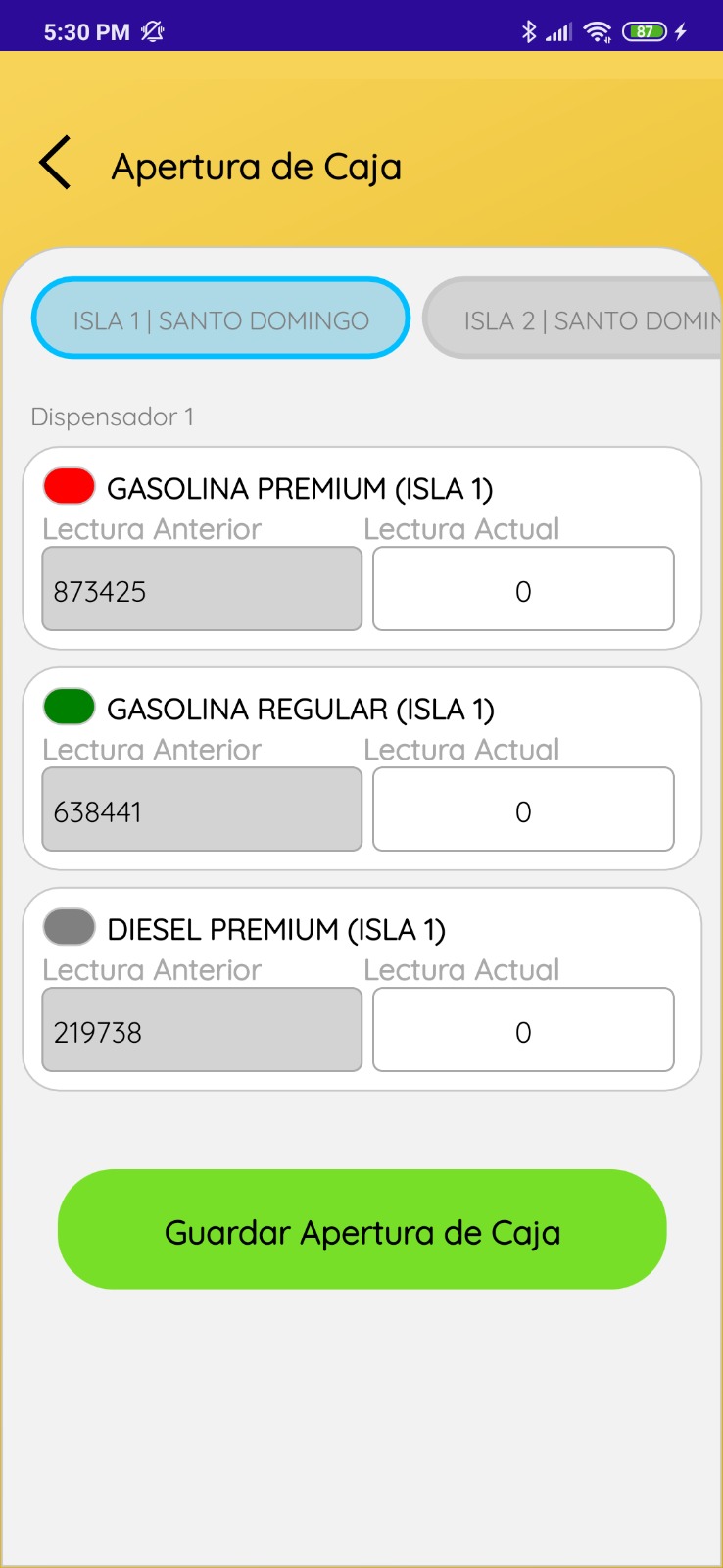 Control de Turno